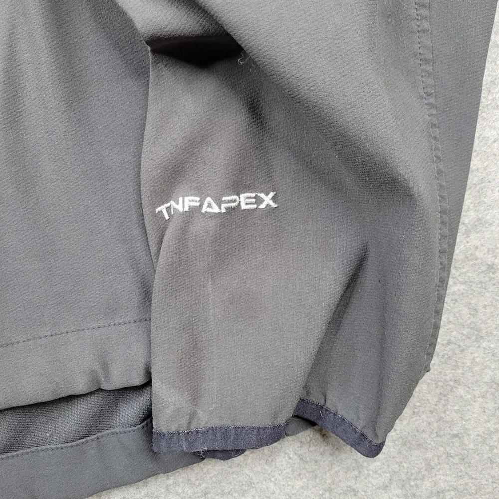 North Face Jacket Mens XL‎ Gray TNF Apex 1/4 Zip Softshell Windbreaker Pullover